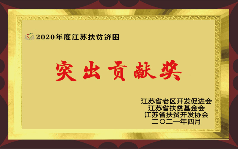 扶貧突出貢獻獎2020