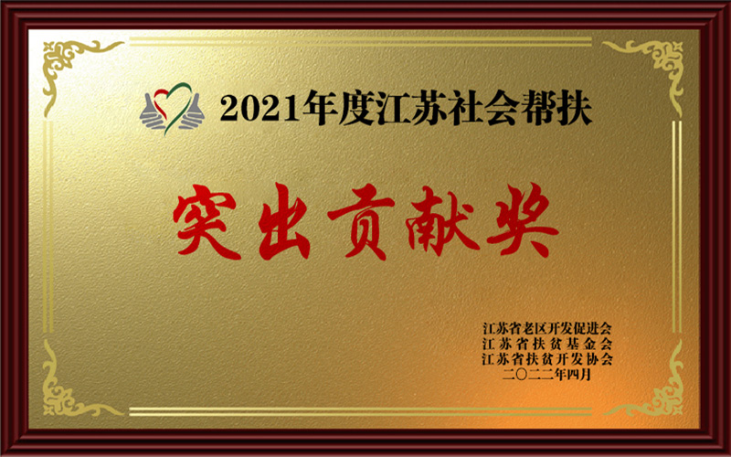 扶貧突出貢獻獎2021